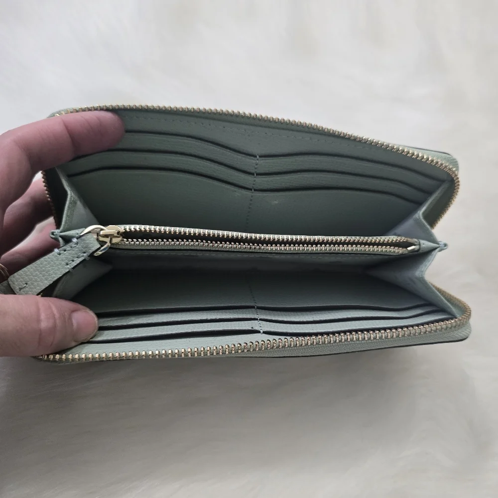 Kate Spade Continental Wallet- Seawater Green